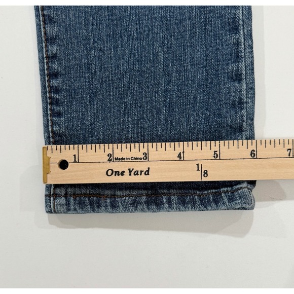 Levi's Womens Mid Rise Skinny Jeans Denim Size 28x32 Stretch Blue 257 - Picture 11 of 12